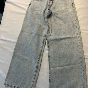 Motel Rocks Light Gray Relaxed Jeans